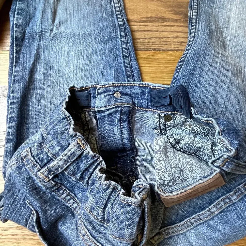Cody James Girls 12 Reg Bootcut Jeans Western Cowgirl Stretch Distressed